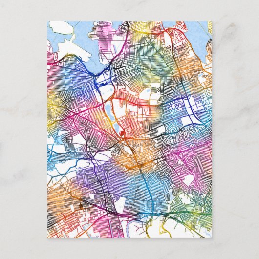 Postale Carte Queens New York (Devant)