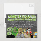 Postale Carte radio Kid (Devant / Derrière)