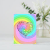 Postale Carte Rainbow Valentine (Debout devant)