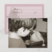 Postale Carte Recette avec photo (Devant / Derrière)