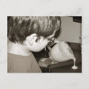 Postale Carte Recette avec photo