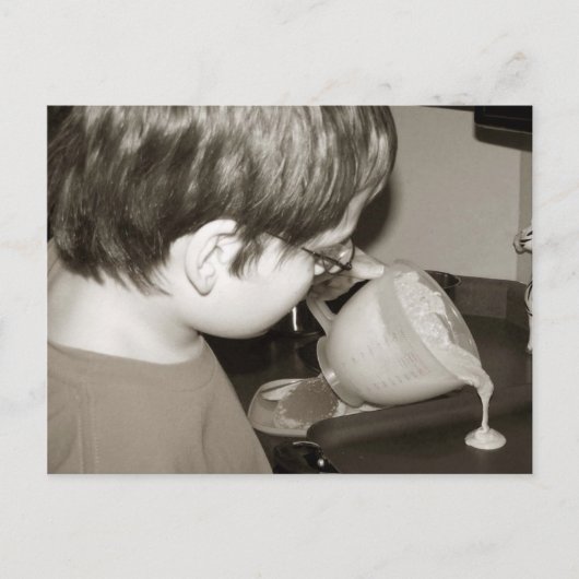 Postale Carte Recette avec photo (Devant)