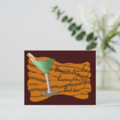 Postale Carte Recette Bacon Martini (Debout devant)