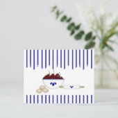 Postale Carte Recette Bowl Of Cherries (Debout devant)