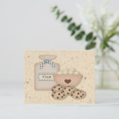 Postale Carte Recette Cookies Cuisine (Debout devant)