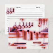 Postale Carte Recette Cuisine (Devant / Derrière)