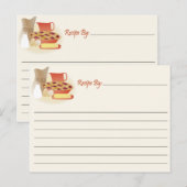 Postale Carte Recette - Cuisine (Devant / Derrière)