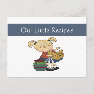 Postale Carte Recette Little Cooks
