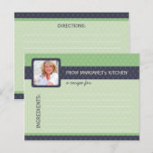 Postale Carte Recette Photo Ovals Retro - Moss (Devant / Derrière)