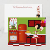 Postale Carte Recette Rétro (Devant / Derrière)