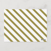 Postale Carte Recette Rétro Gravé Vert (Dos)