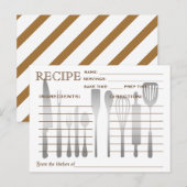 Postale Carte Recette Rétro triée (Devant / Derrière)