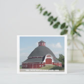 Postale Carte Red ROUND BARN (Debout devant)