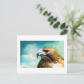 Postale Carte Red Tail Hawk (Debout devant)