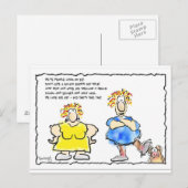 Postale Carte réfléchie (Devant / Derrière)