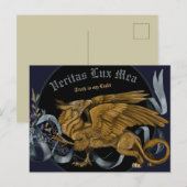 Postale Carte Regal Gold Griffin (Devant / Derrière)