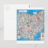 Postale Carte Retro 1966 Ohio (Devant / Derrière)