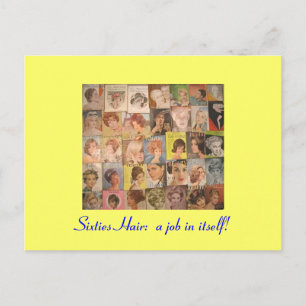 Postale Carte Retro 60s