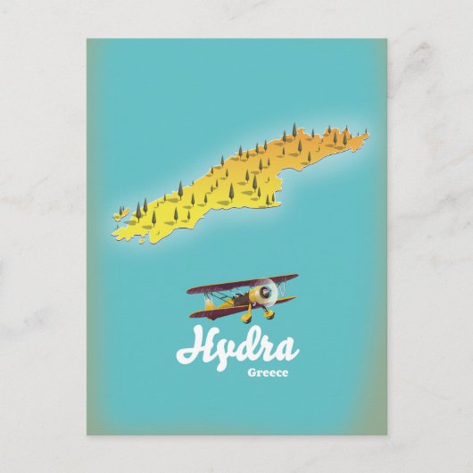 Postale Carte rétro de Hydra Grèce (Devant)