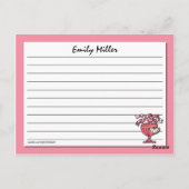 Postale Carte Retro Seafood Recette (Dos)