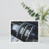 Postale Carte Rotor Enigma (Debout devant)