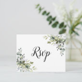 Postale Carte RSVP pour boîtier de verdure (Debout devant)
