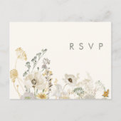 Postale Carte RSVP pour demande de chansons ivoires pour F (Devant)