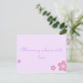 Postale Carte Sakura (Debout devant)