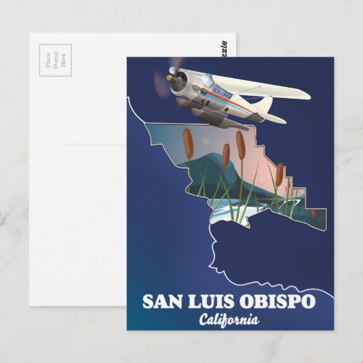 Postale Carte San luis obispo California (Devant / Derrière)