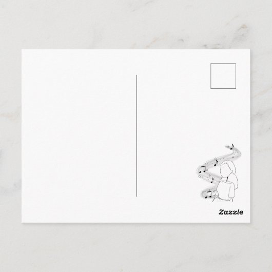 Postale Carte Saturnalia Amarantus (Dos)