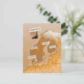 Postale Carte Sepia De Scandinavie (Debout devant)