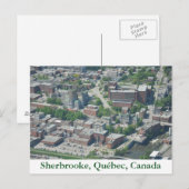 Postale Carte Sherbrooke, Québec, Canada (Devant / Derrière)