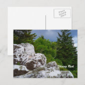 Postale Carte Shining Rock Post (Devant / Derrière)