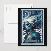 Postale Carte Siren Tarot (Devant / Derrière)