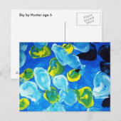 Postale Carte Sky (Devant / Derrière)
