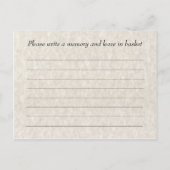 Postale Carte souvenir de service commémoratif avec photo (Dos)