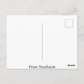 POSTALE CARTE SPÉCIALE POUR L'ANNIVERSAIRE DU FRÈRE SPÉCIA (Dos)