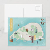 Postale Carte Sri Lanka (Devant / Derrière)