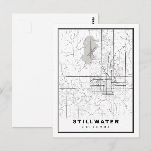 Postale Carte Stillwater (Devant / Derrière)