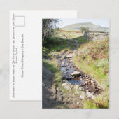 Postale Carte Stream Coniston Cumbrai England (Devant / Derrière)