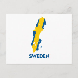 POSTALE CARTE SUÉDOISE