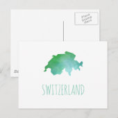 Postale Carte Suisse (Devant / Derrière)