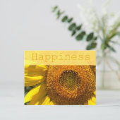Postale Carte Sunflower Happy (Debout devant)