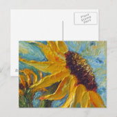 Postale Carte Sunflower Post (Devant / Derrière)