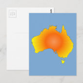 Postale Carte Sunny Australie (Devant / Derrière)