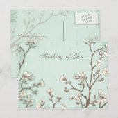 Postale Carte Sympathy Garden (Devant / Derrière)