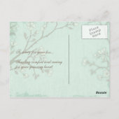 Postale Carte Sympathy Garden (Dos)