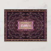 Postale Carte table TriompheL Liza (Dos)