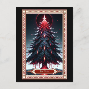 Postale Carte Tarot Arbre de Noël