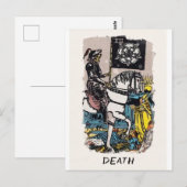 Postale Carte Tarot Arcana-Waite-Smith Majeure Carte Arcan (Devant / Derrière)